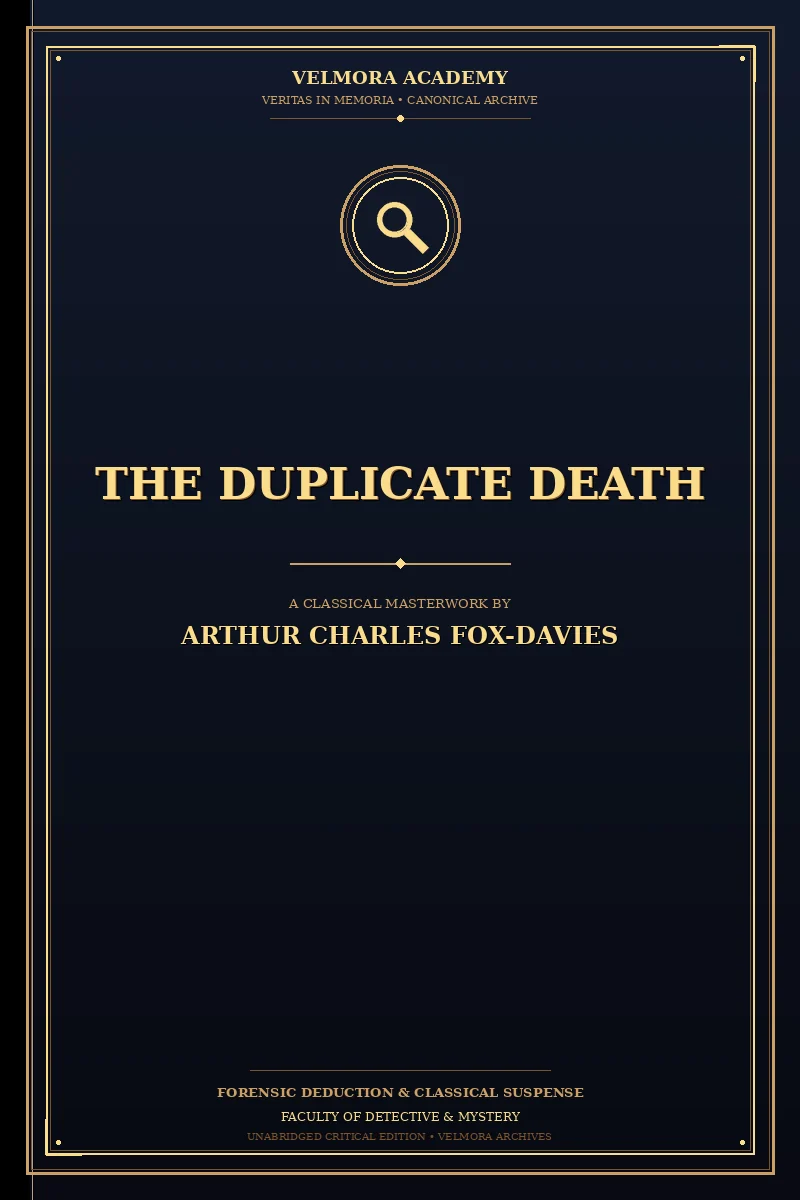 Cover of The duplicate death