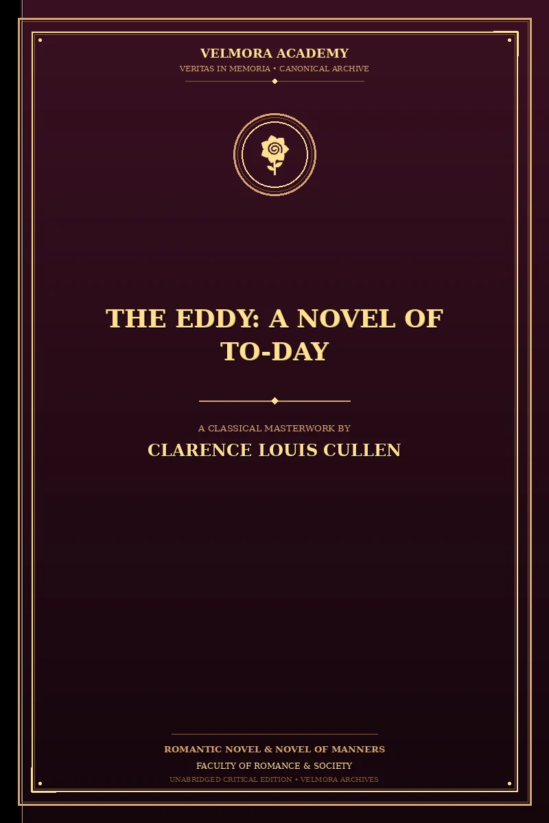 Cover of The Eddy: A Novel of To-day