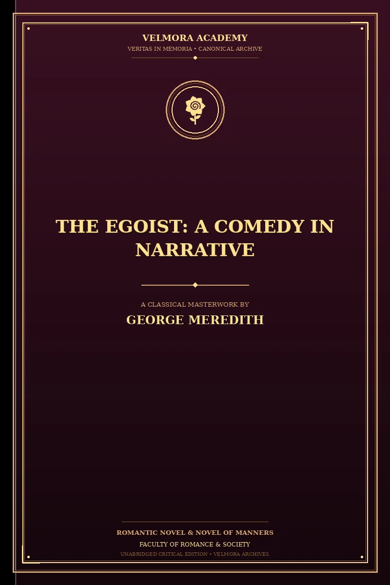 Cover of The Egoist: A Comedy in Narrative