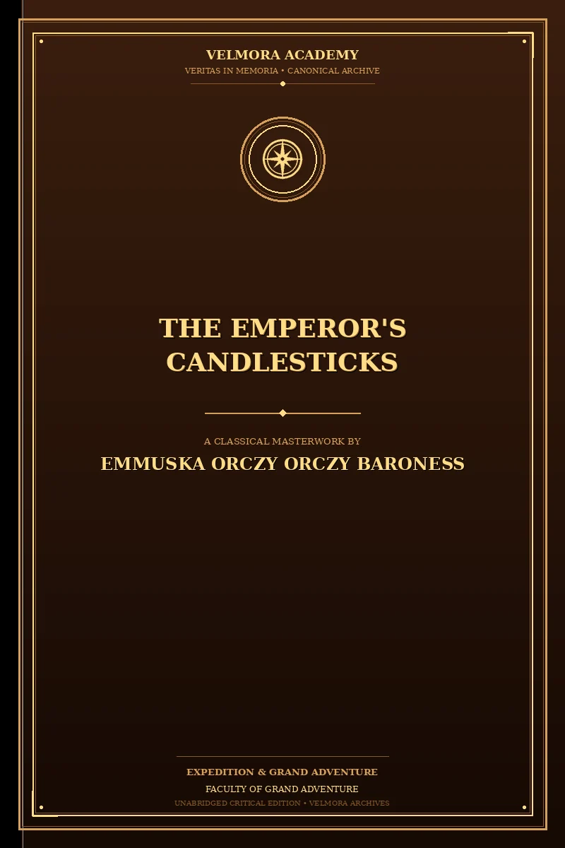Cover of The emperor's candlesticks