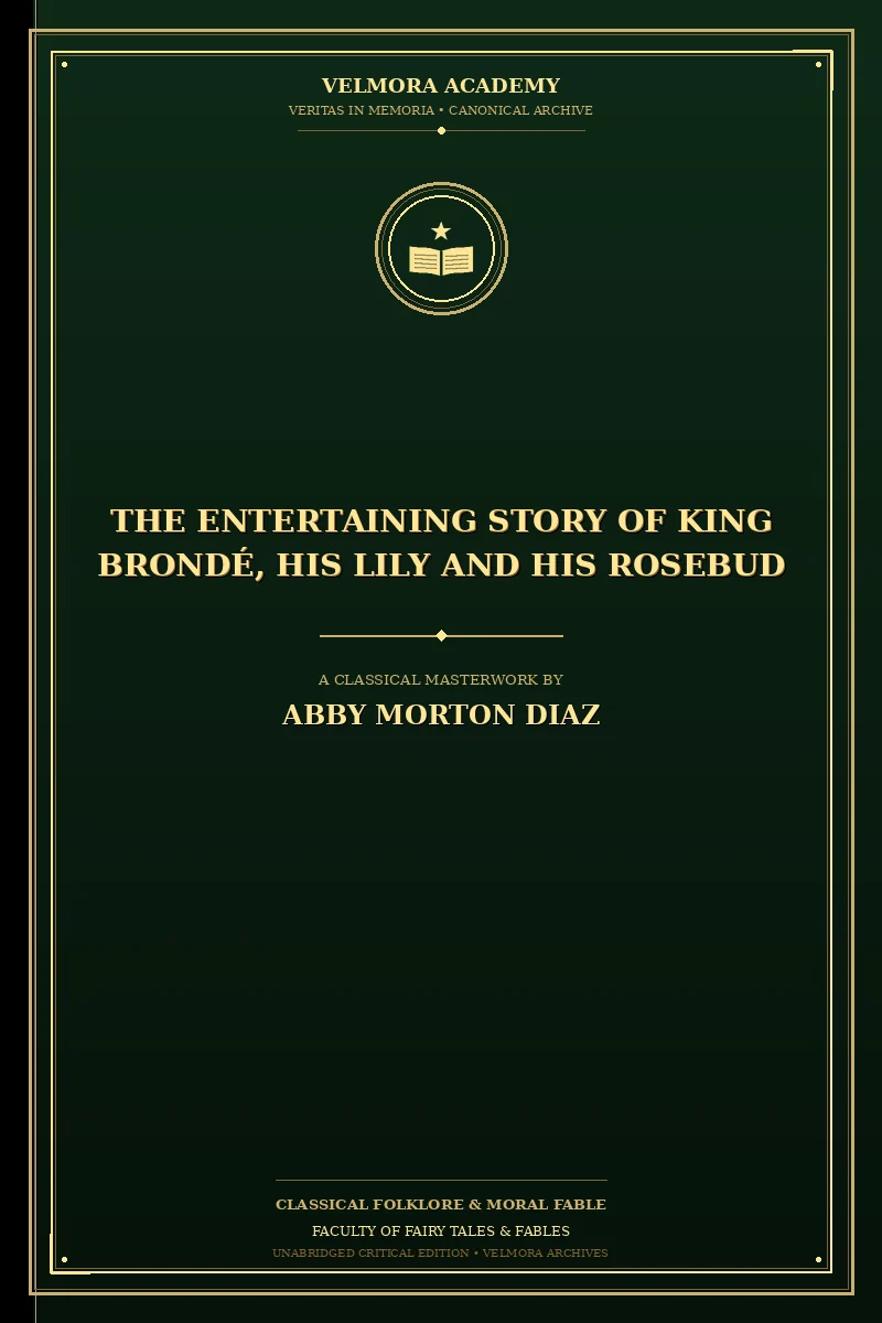 Cover of The entertaining story of King Brondé, his Lily and his Rosebud