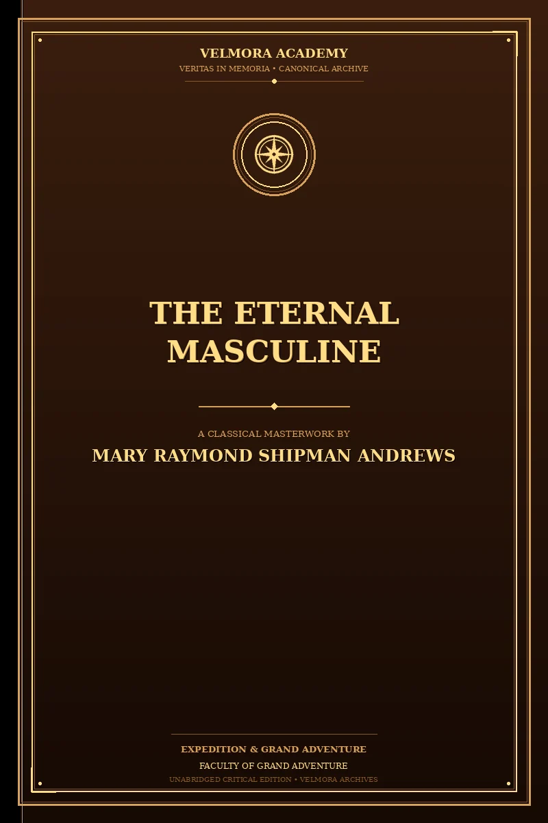 Cover of The eternal masculine