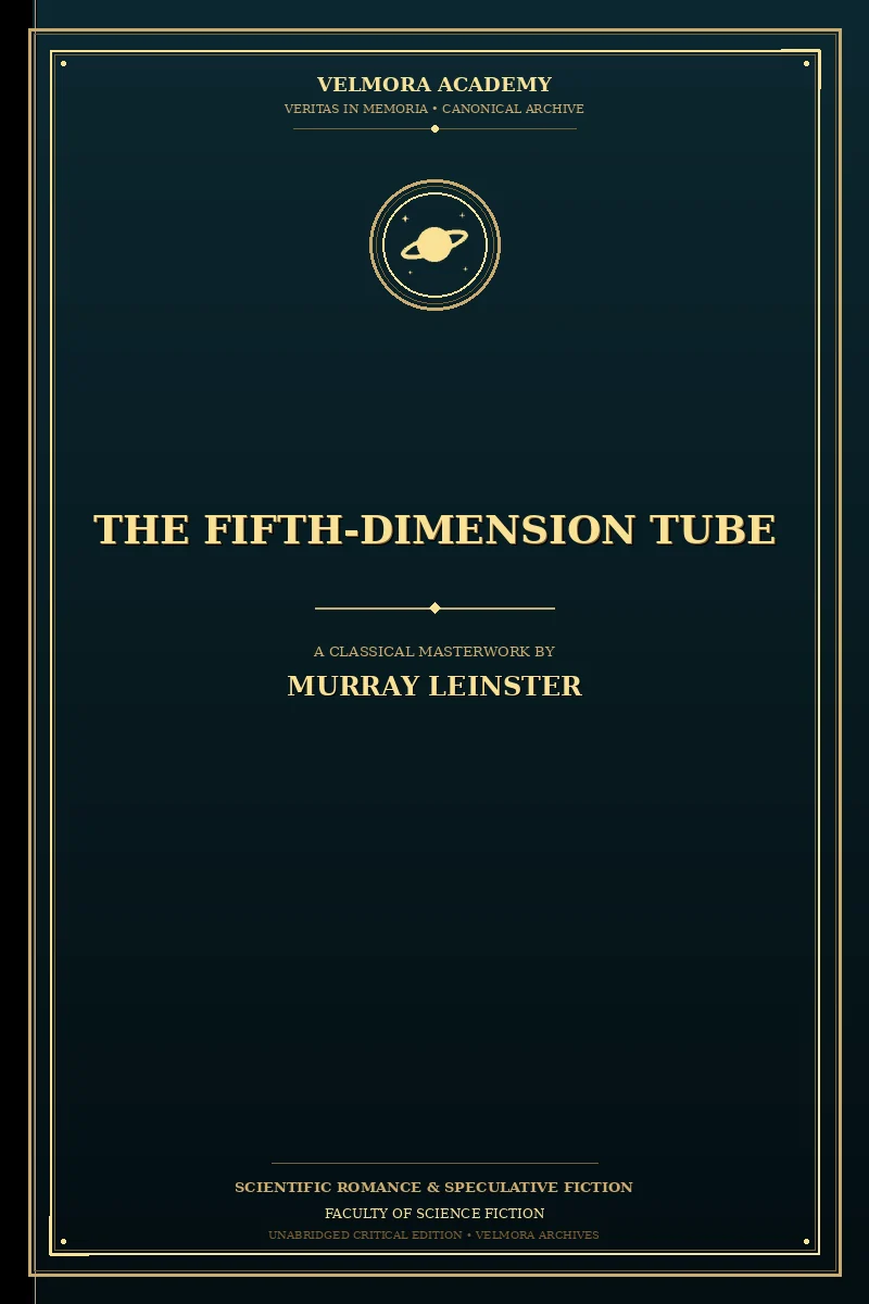 Cover of The Fifth-Dimension Tube