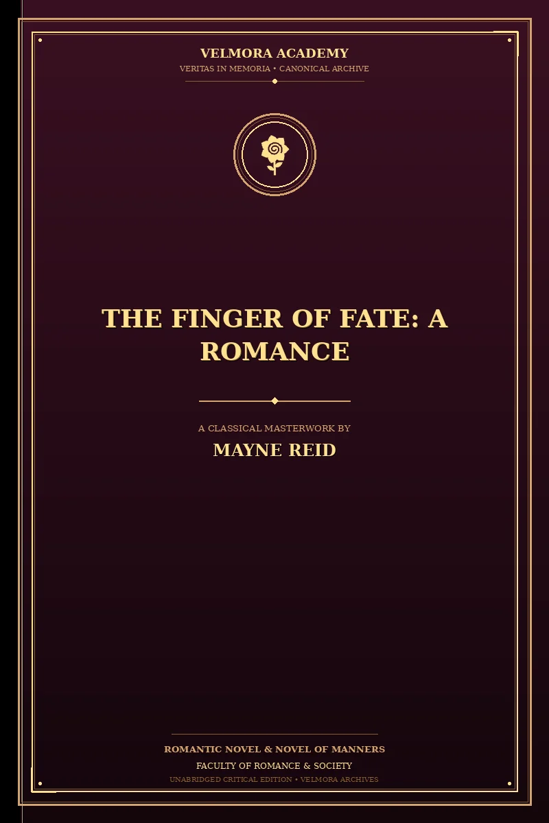 Cover of The Finger of Fate: A Romance