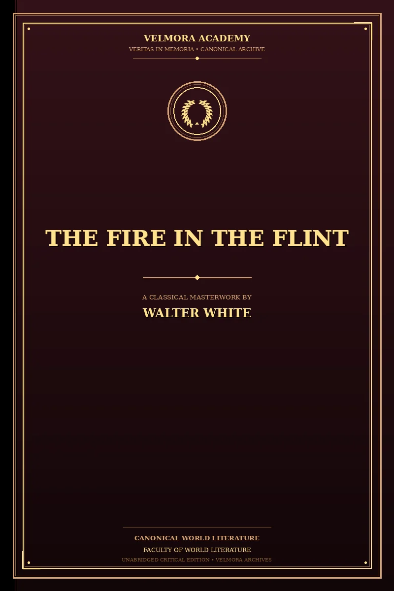 The fire in the flint