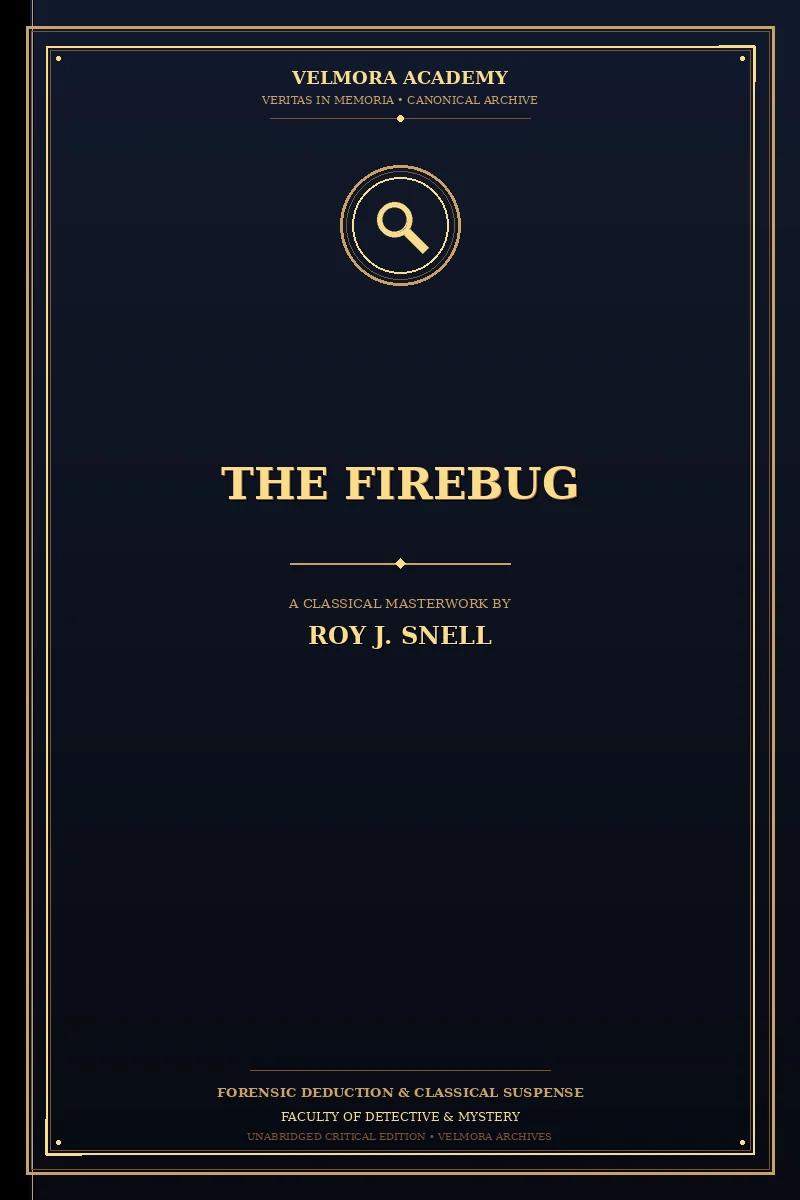Cover of The Firebug