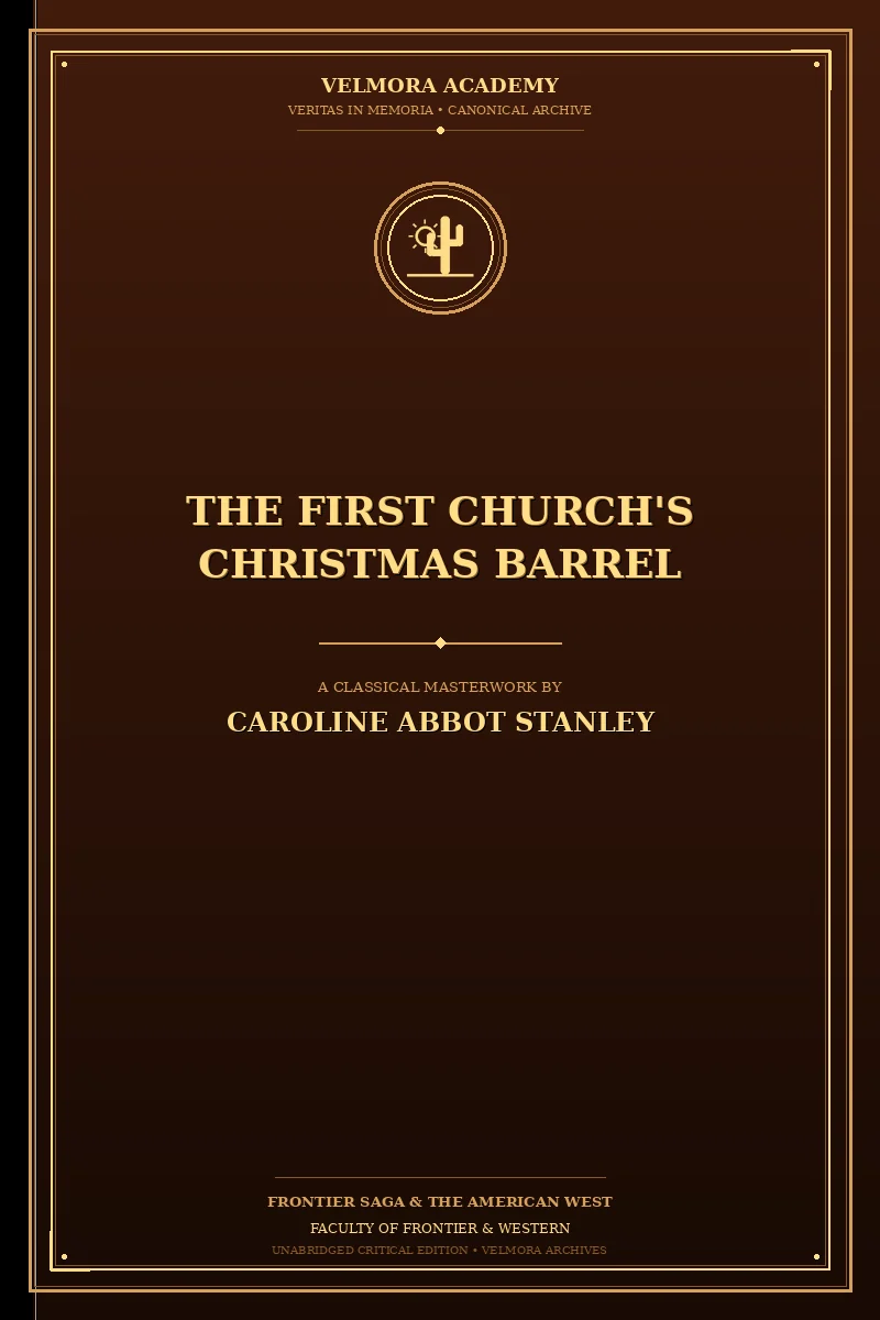 Cover of The First Church's Christmas barrel