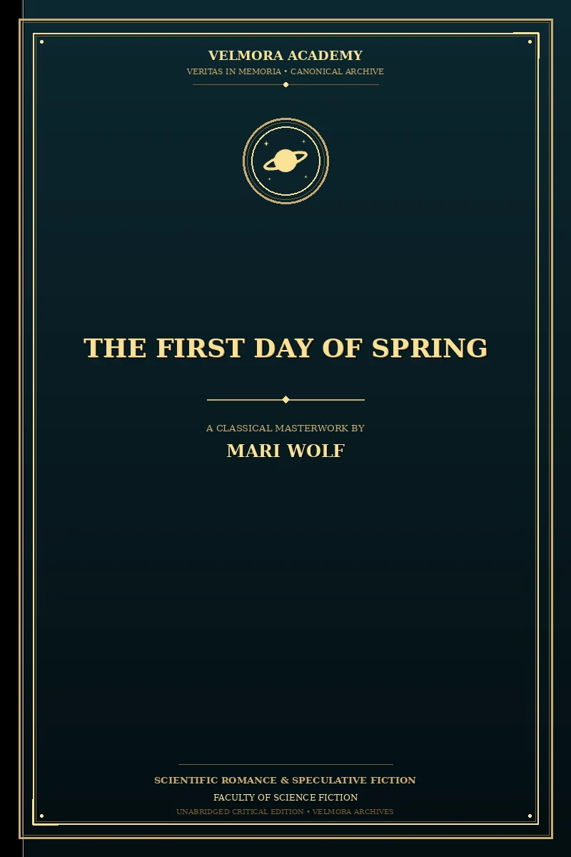 Cover of The First Day of Spring