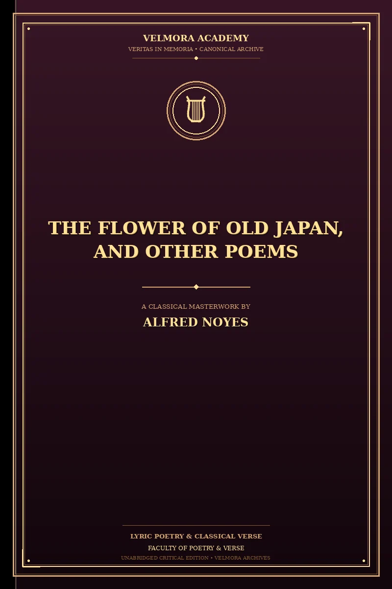 Cover of The Flower of Old Japan, and Other Poems