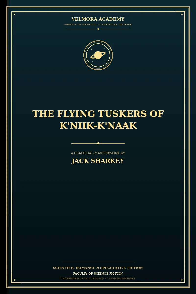 Cover of The Flying Tuskers of K'niik-K'naak