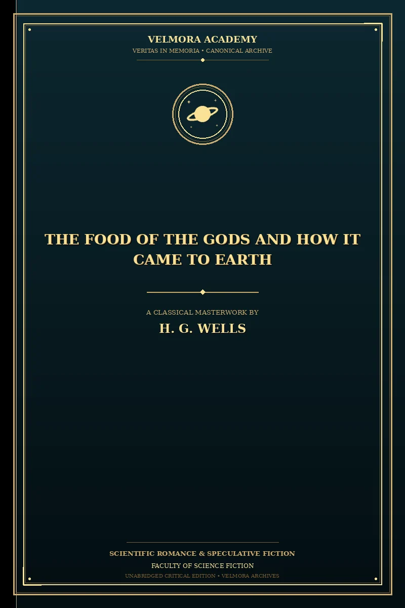 The Food of the Gods and How It Came to Earth