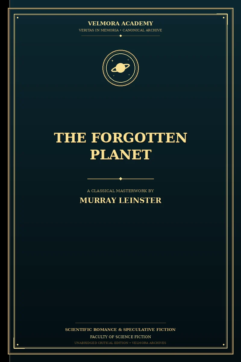Cover of The Forgotten Planet