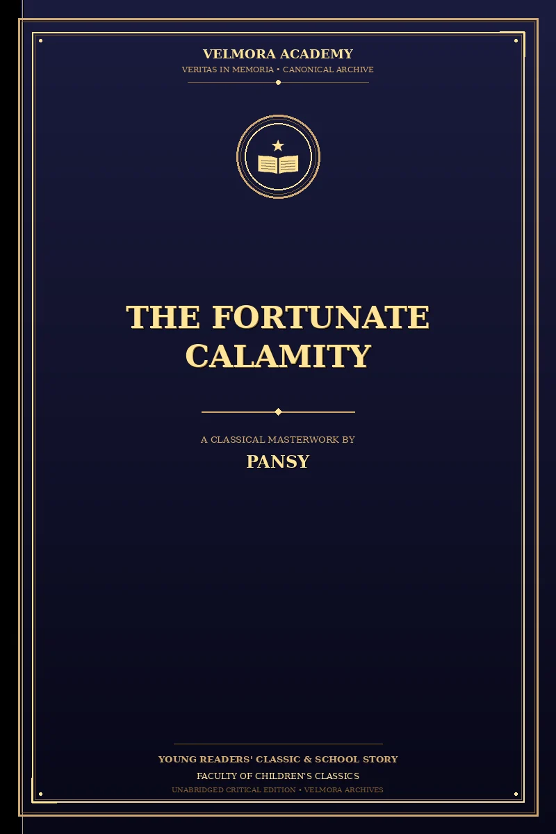 The fortunate calamity