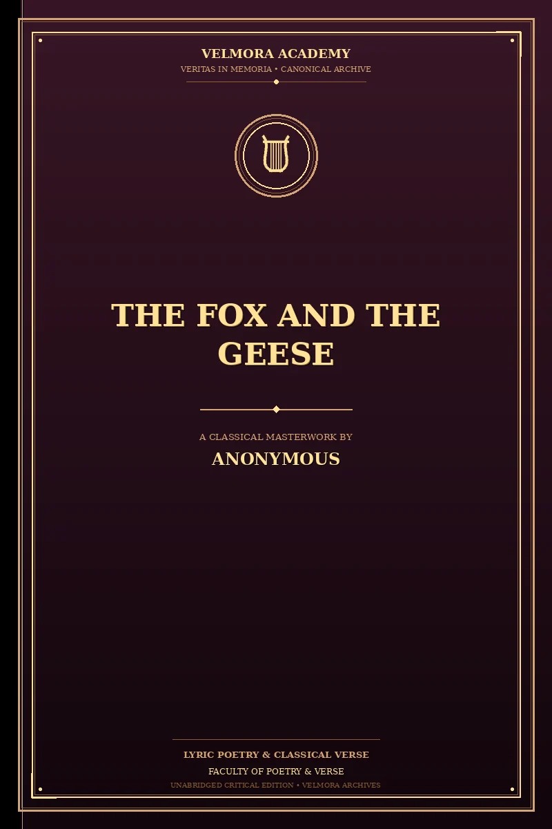 Cover of The Fox and the Geese