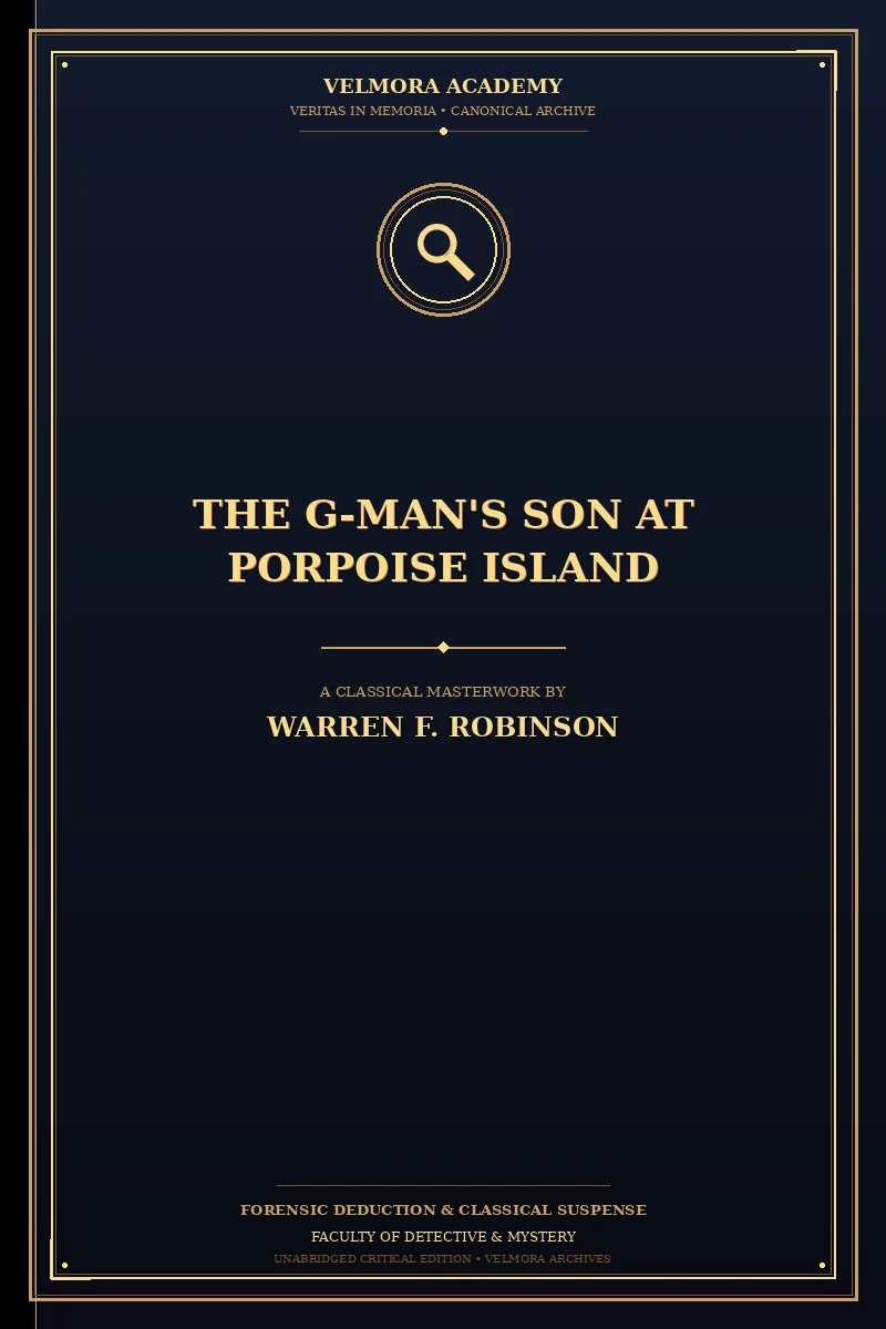 Cover of The G-man's son at Porpoise Island