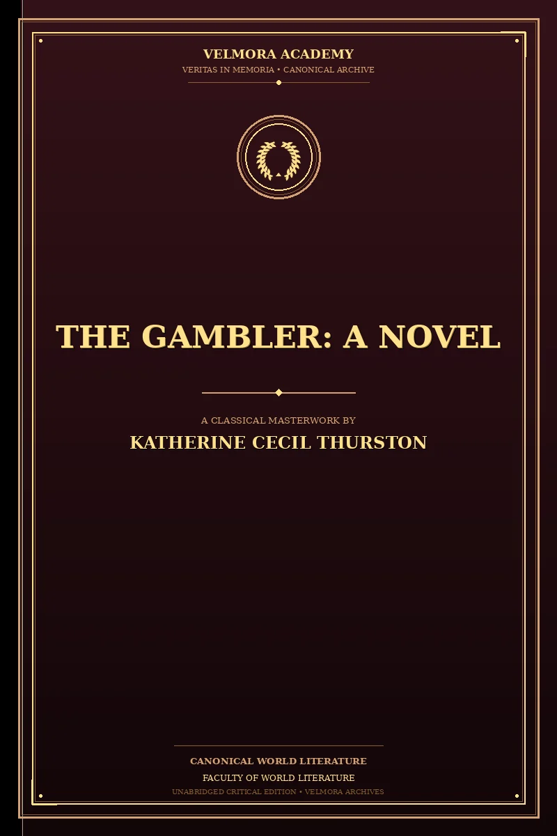 The Gambler: A Novel