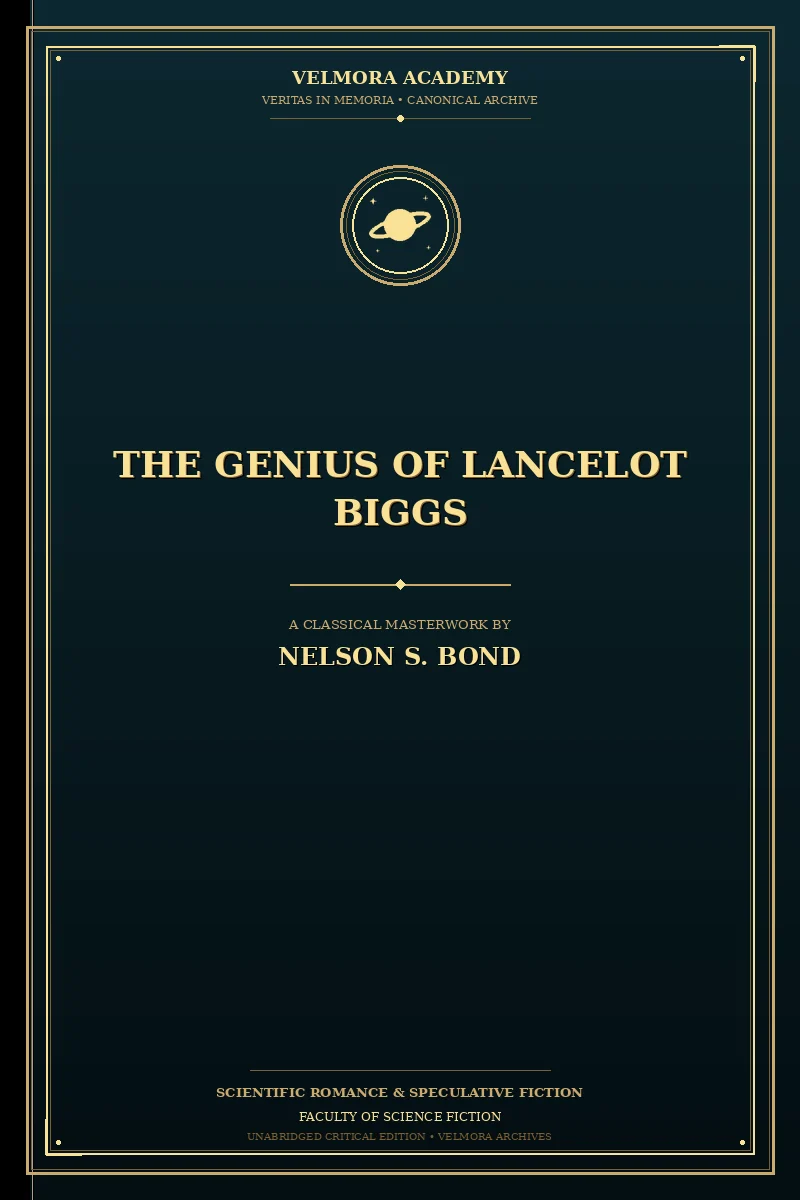 Cover of The genius of Lancelot Biggs