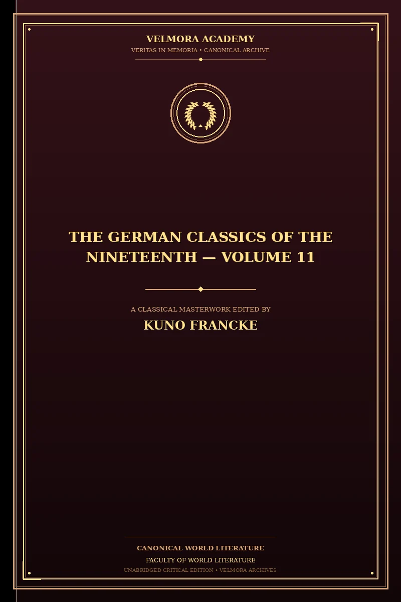 The German Classics of the Nineteenth — Volume 11