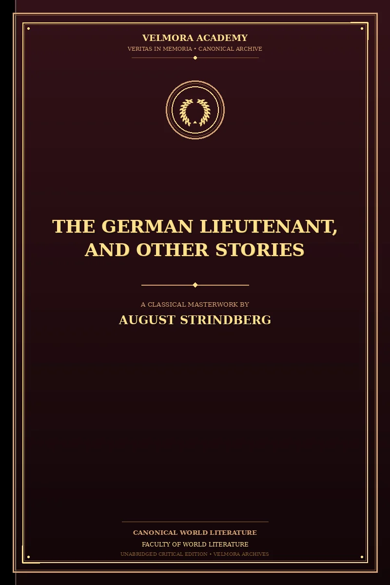 Cover of The German Lieutenant, and Other Stories