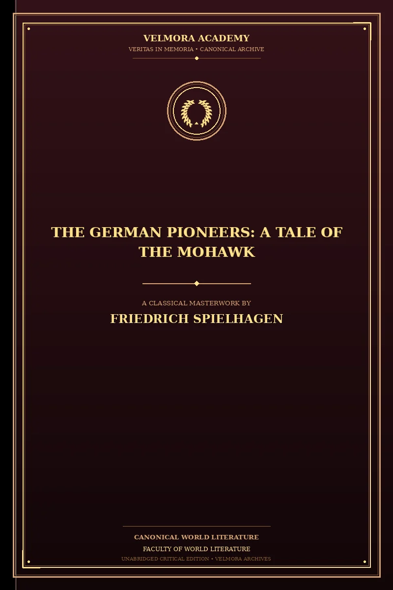 Cover of The German Pioneers: A Tale of the Mohawk
