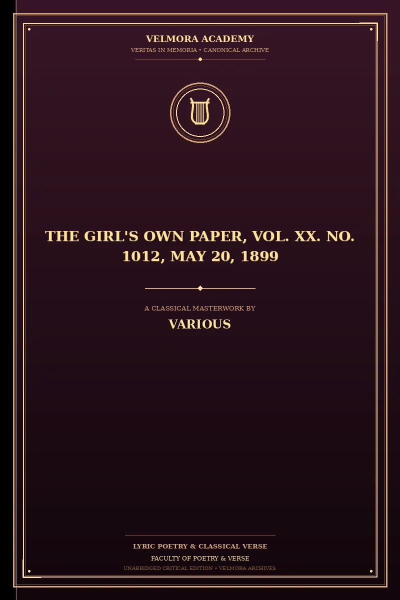 The Girl's Own Paper, Vol. XX. No. 1012, May 20, 1899