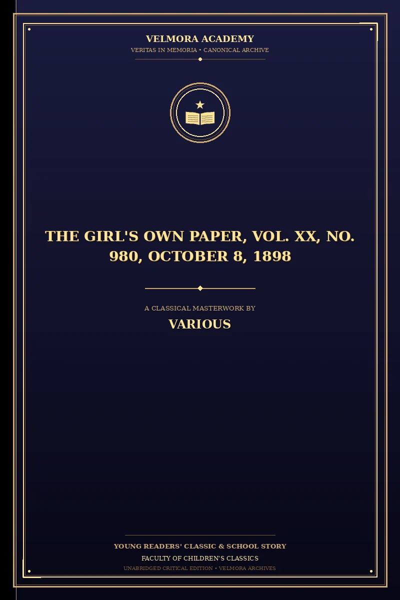 The Girl's Own Paper, Vol. XX, No. 980, October 8, 1898