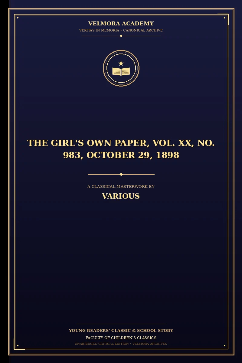 The Girl's Own Paper, Vol. XX, No. 983, October 29, 1898