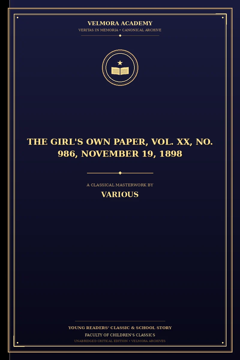 The Girl's Own Paper, Vol. XX, No. 986, November 19, 1898