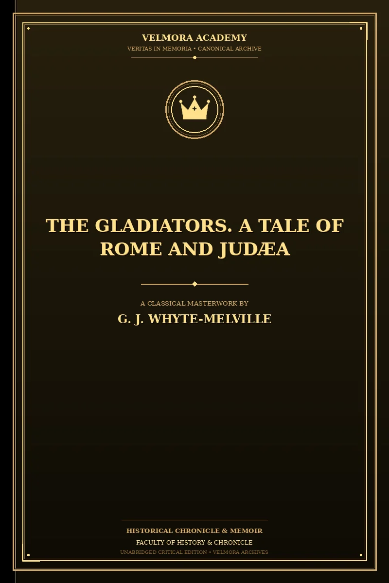 The Gladiators. A Tale of Rome and Judæa