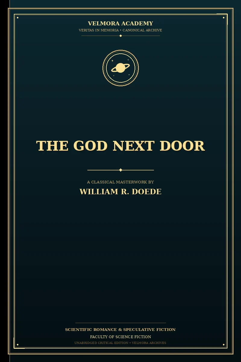 Cover of The God Next Door