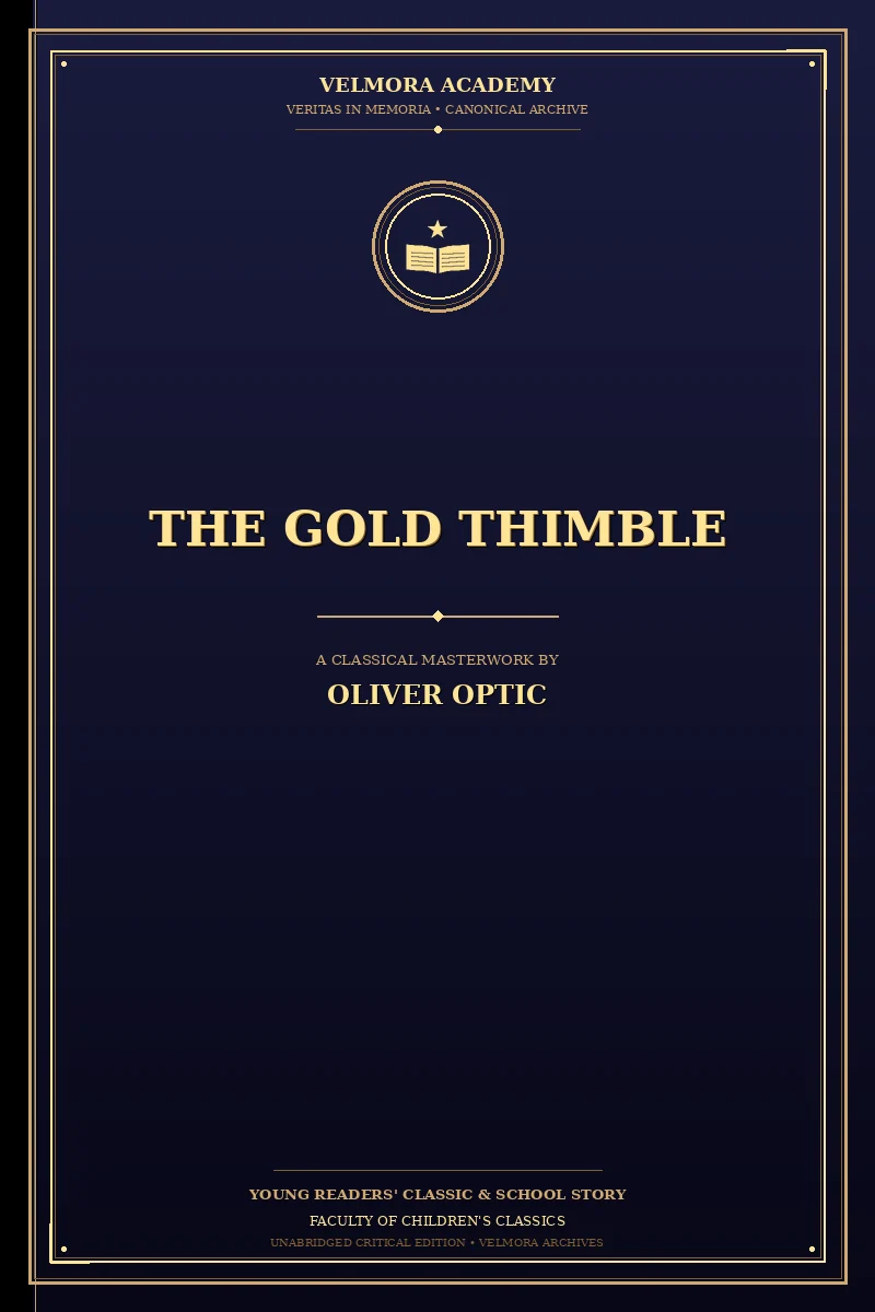 Cover of The gold thimble
