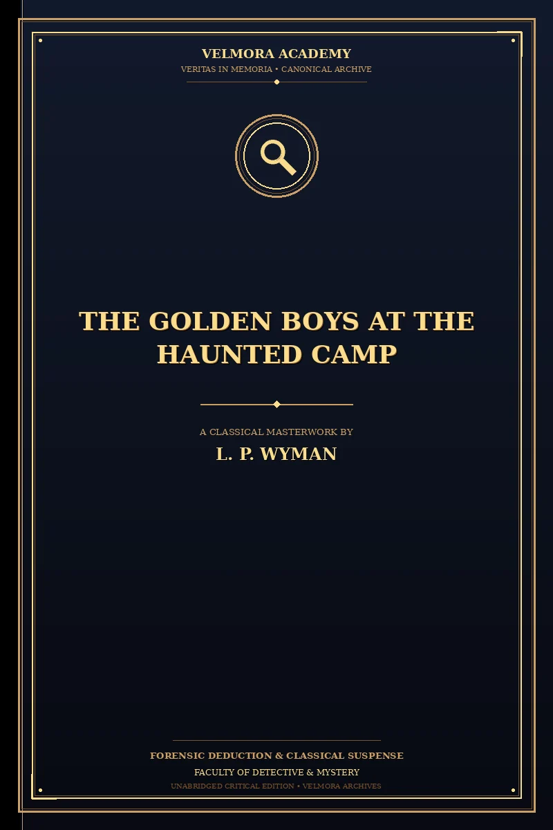 Cover of The Golden Boys at the Haunted Camp