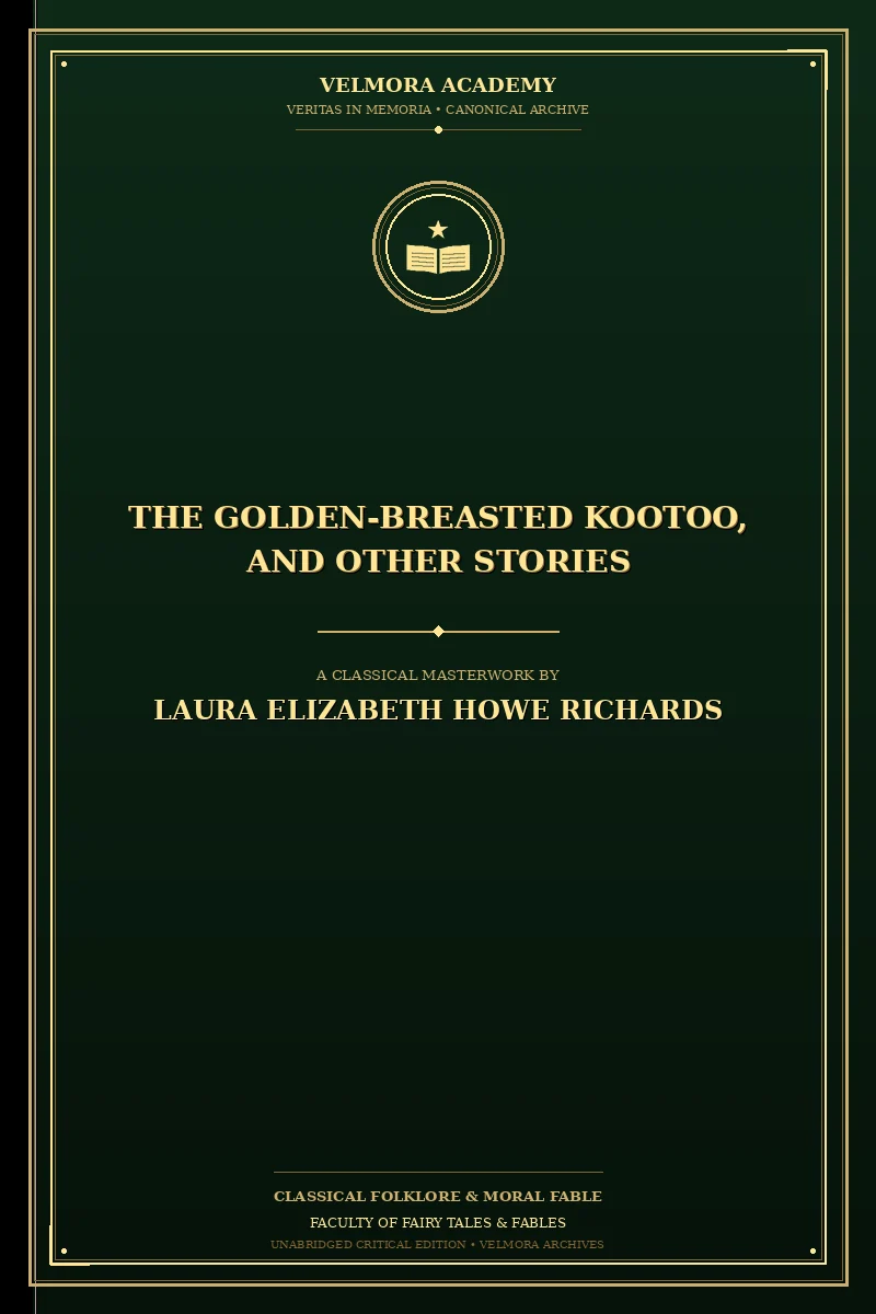 Cover of The Golden-Breasted Kootoo, and Other Stories