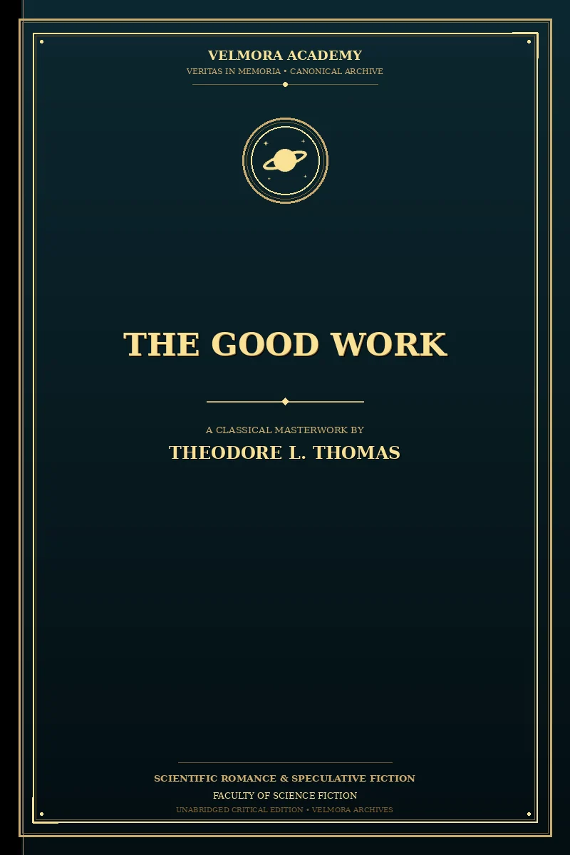 Cover of The Good Work