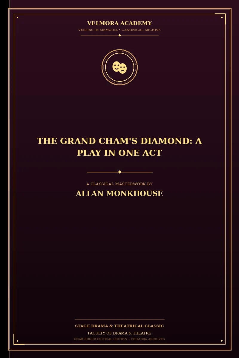 Cover of The Grand Cham's Diamond: A Play in One Act
