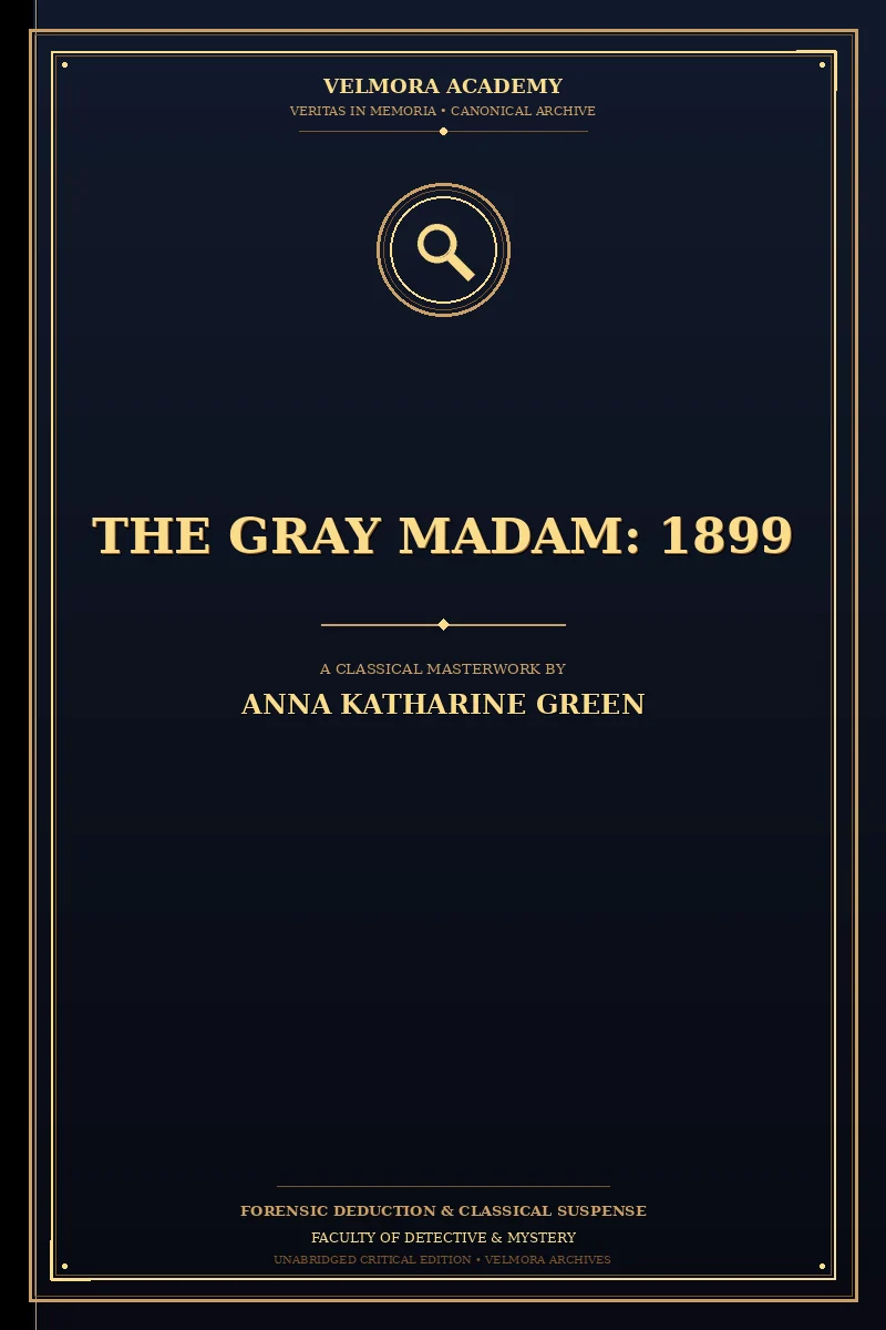 Cover of The Gray Madam: 1899
