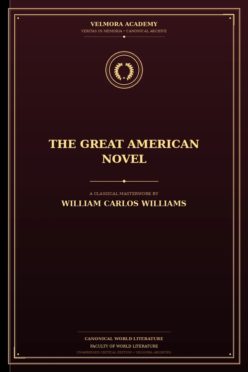 The Great American Novel