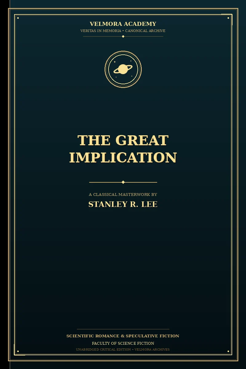 Cover of The Great Implication
