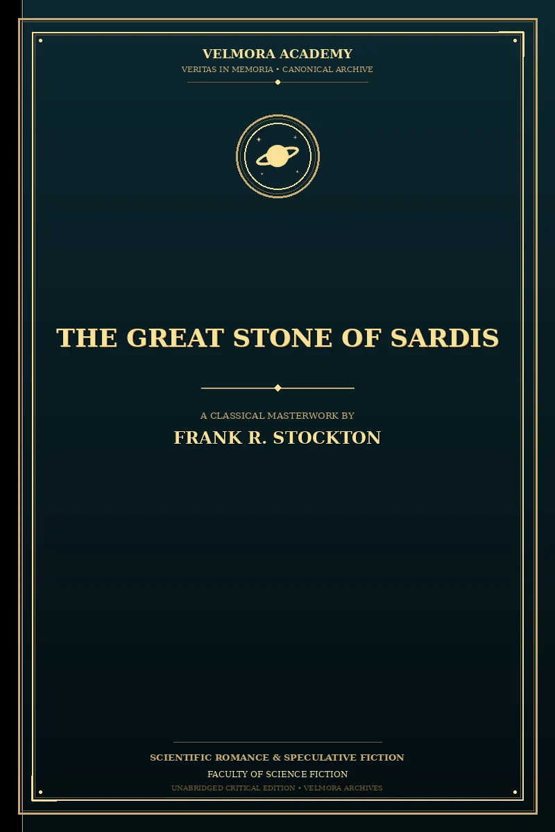 Cover of The Great Stone of Sardis