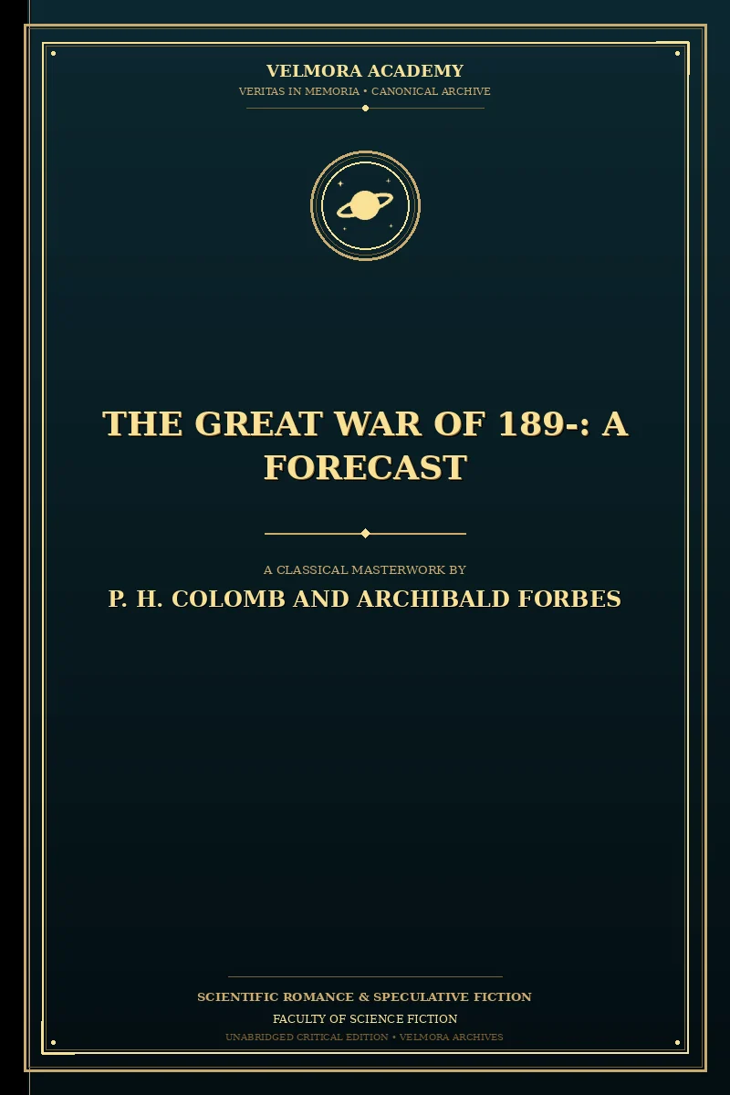 The Great War of 189-: A Forecast