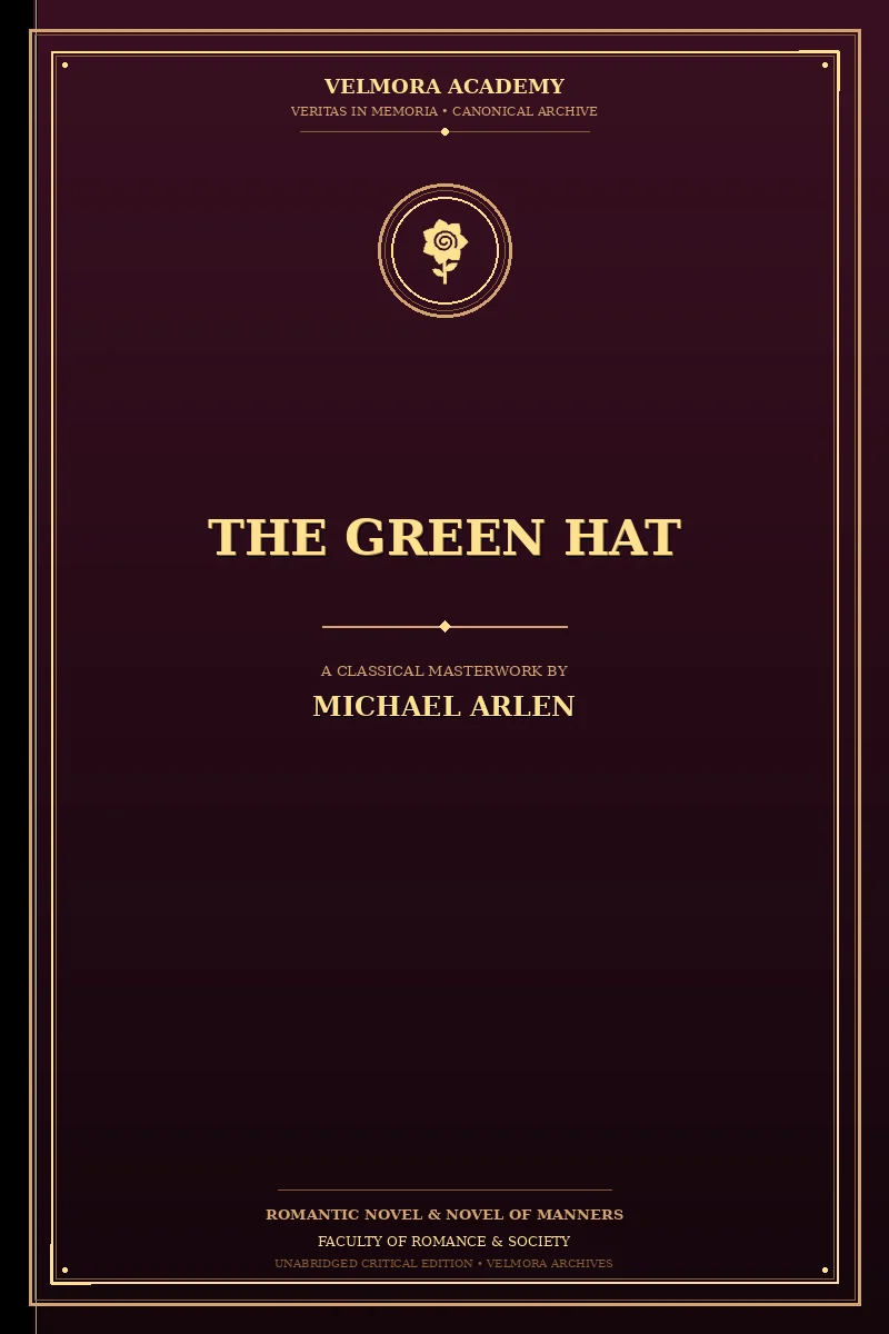 Cover of The green hat