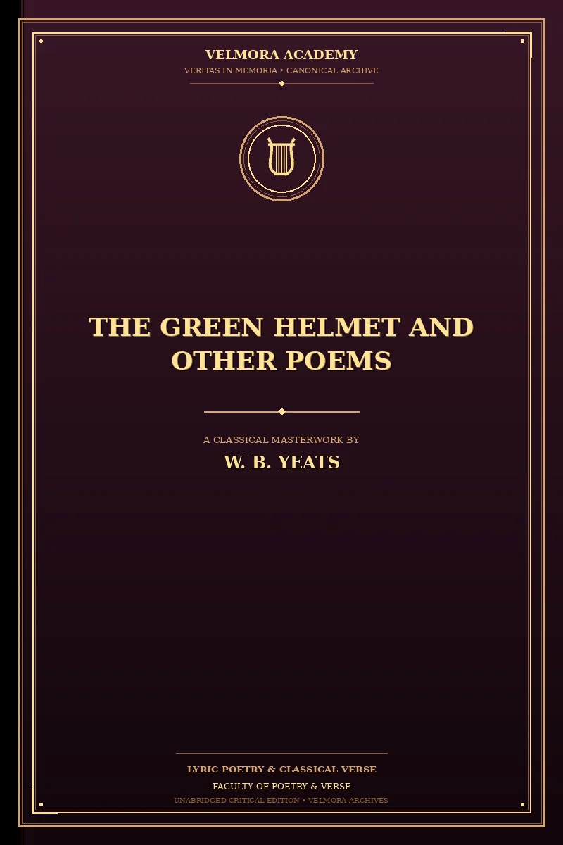 Cover of The Green Helmet and Other Poems