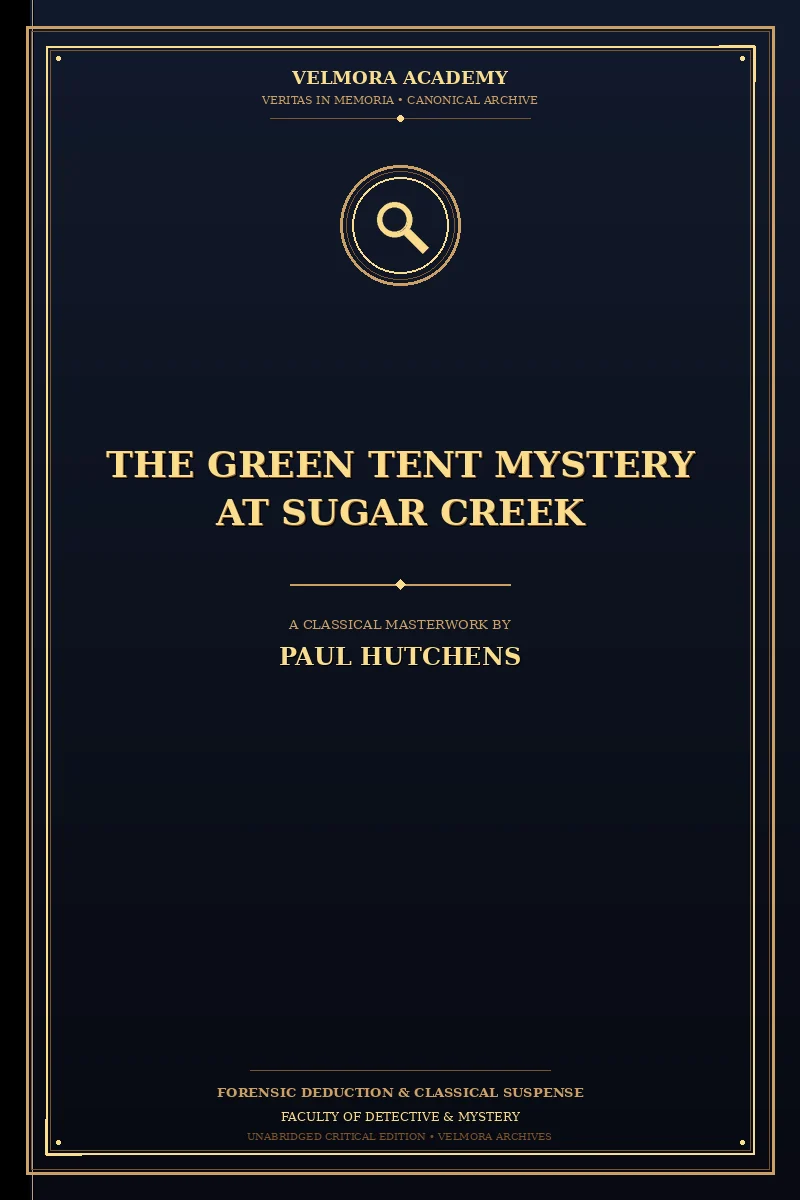 The Green Tent Mystery at Sugar Creek
