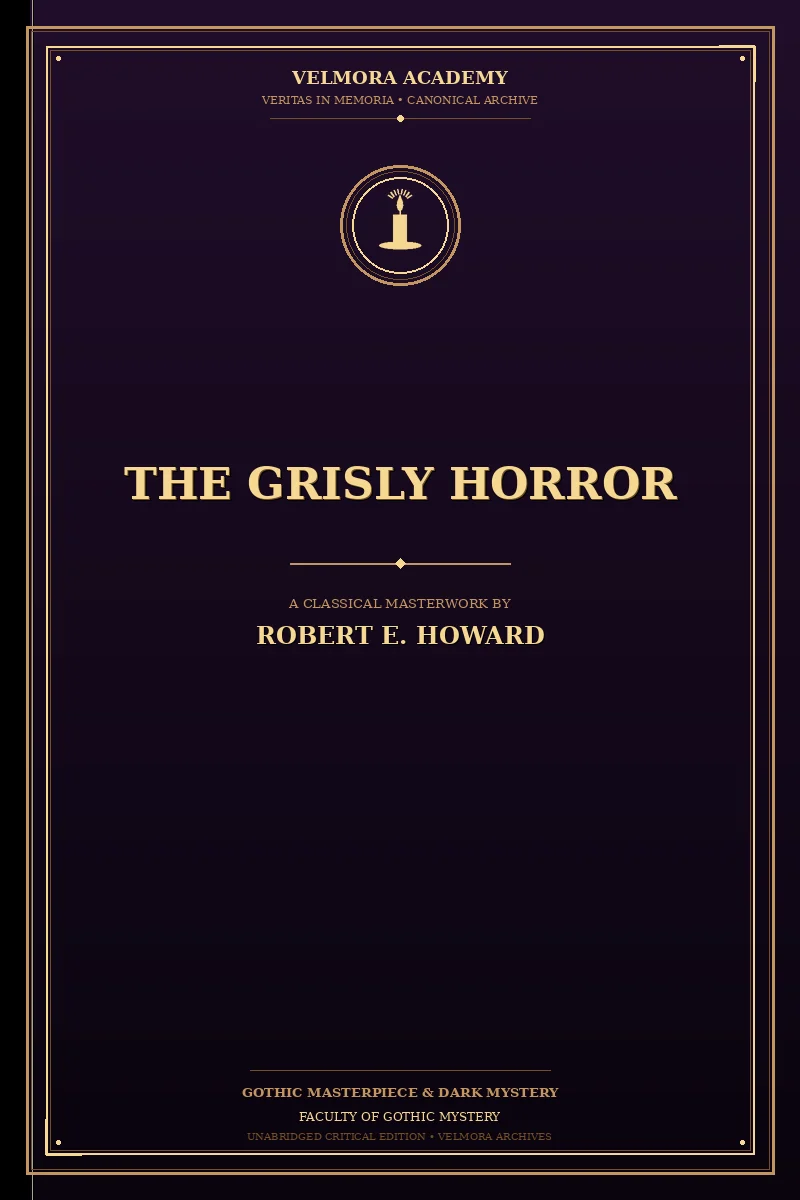 Cover of The grisly horror