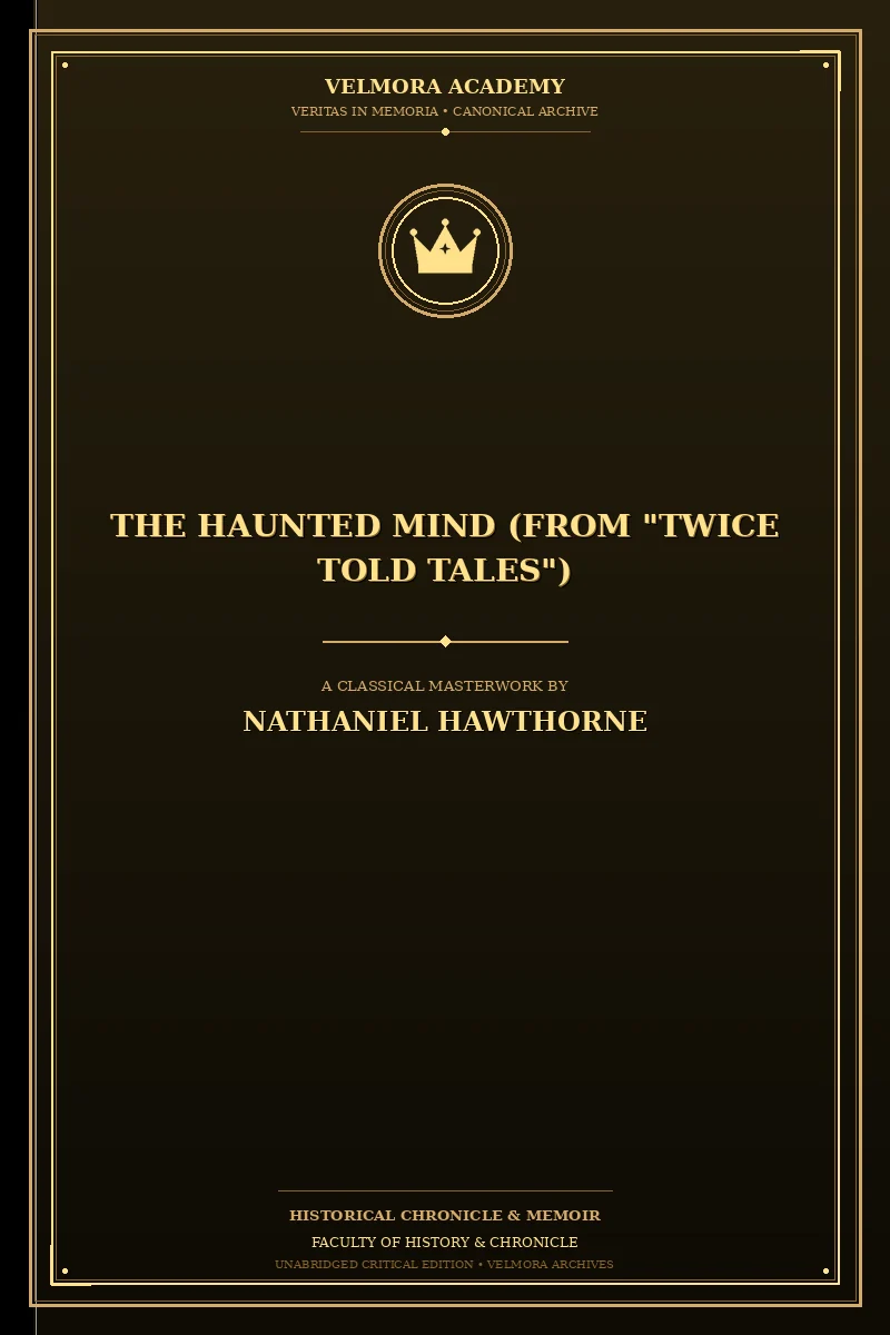 Cover of The Haunted Mind (From "Twice Told Tales")