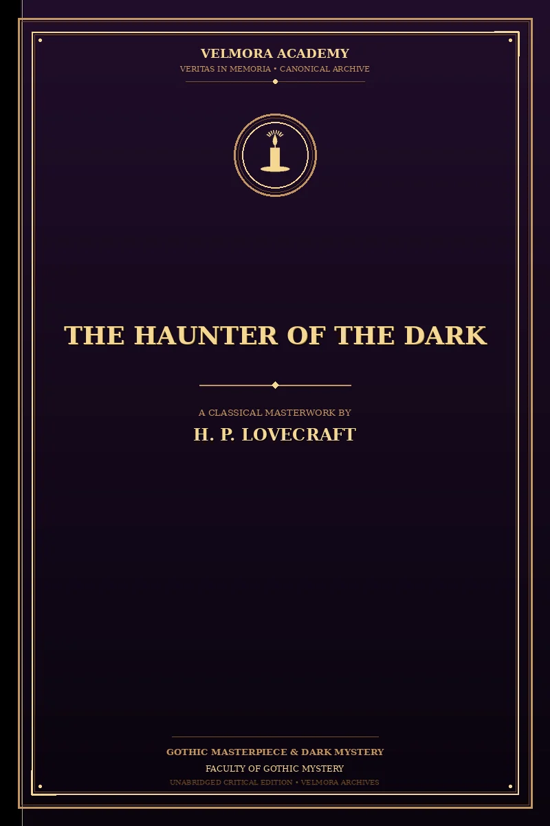 Cover of The haunter of the dark