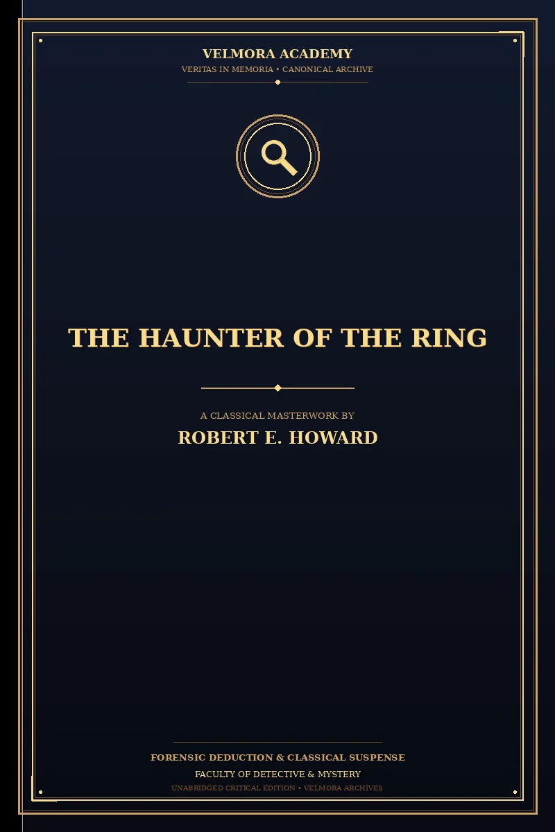 Cover of The haunter of the ring