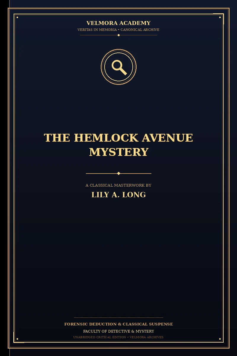 The Hemlock Avenue Mystery