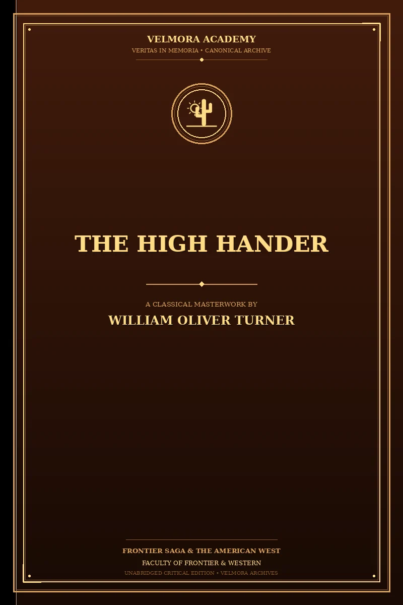 Cover of The High Hander