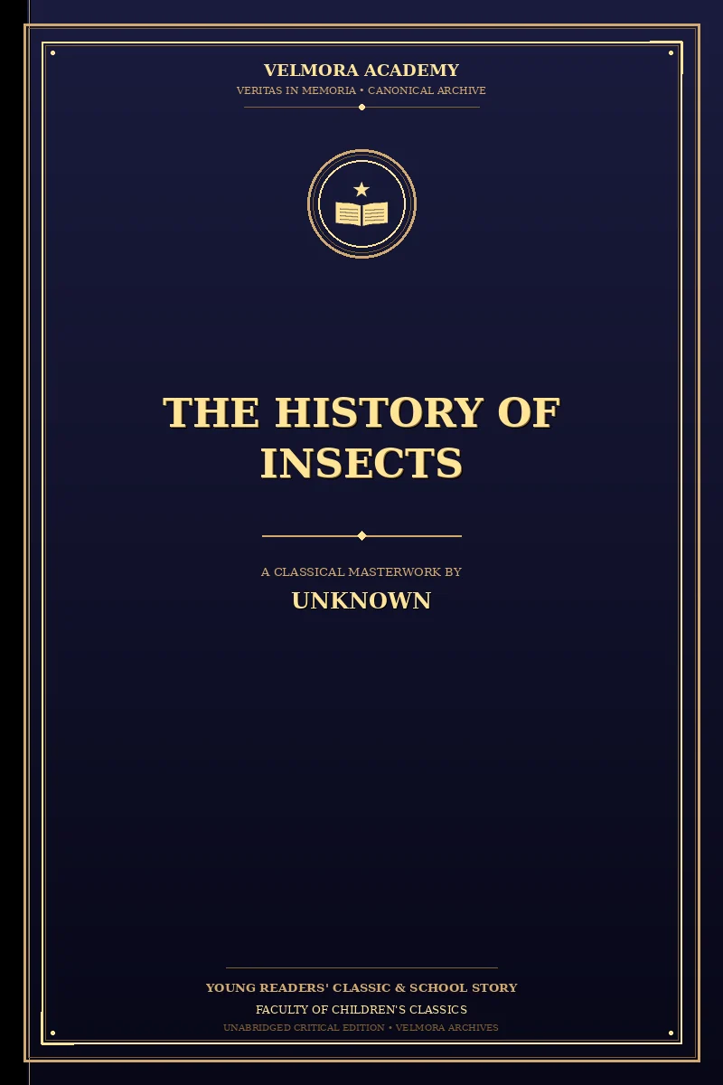 Cover of The History of Insects